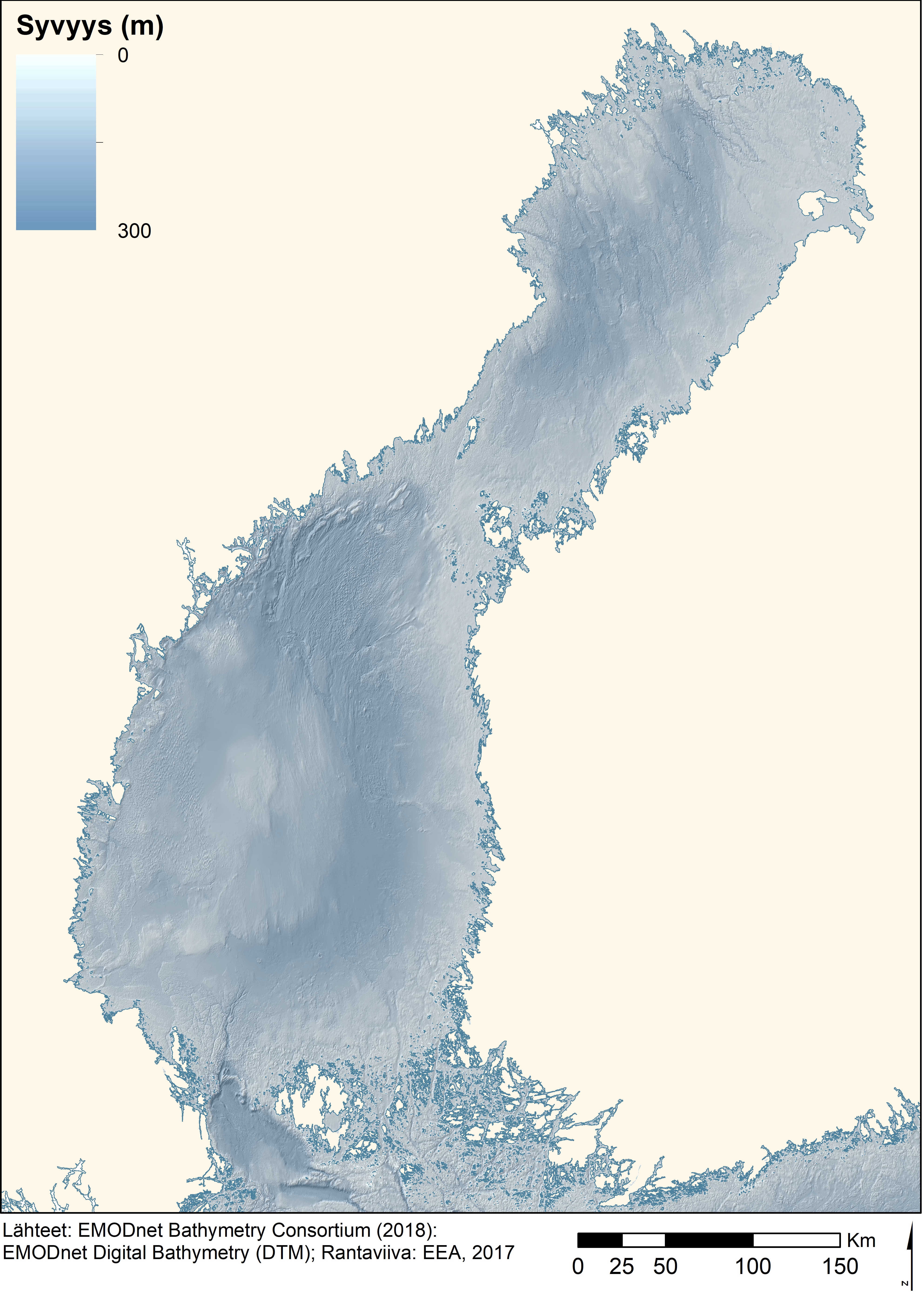 Suomen merenpohja on kaikkea paitsi tasaista - itä